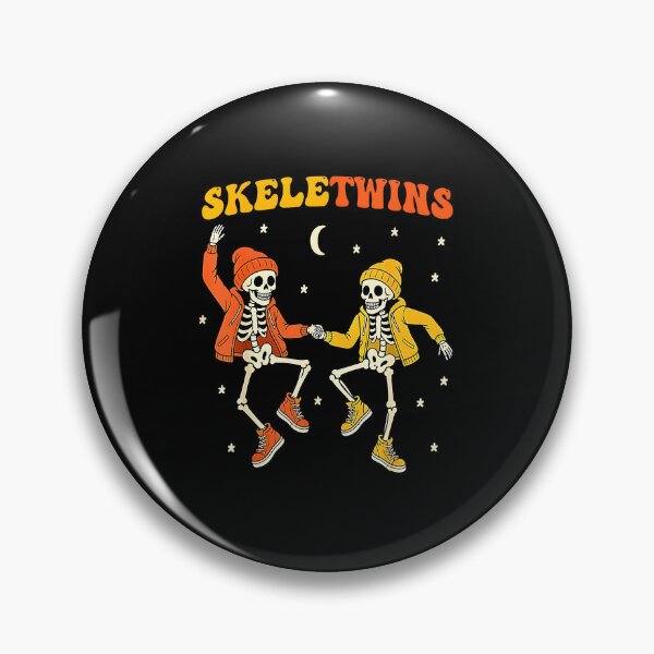Item preview, Skeletwins Funny Halloween Matching Twins Dancing Skeletons designed and sold by Rahamkshop.