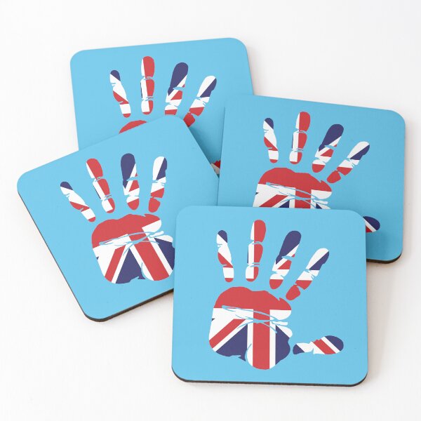 Artikelvorschau, Britische Flagge auf der Hand (Clip-Art) entworfen und verkauft von DGMaxShop.