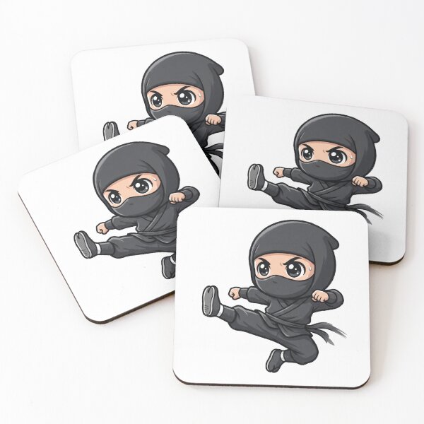 Item preview, Cute Chibi Ninja Flying Kick designed and sold by VFXguy.