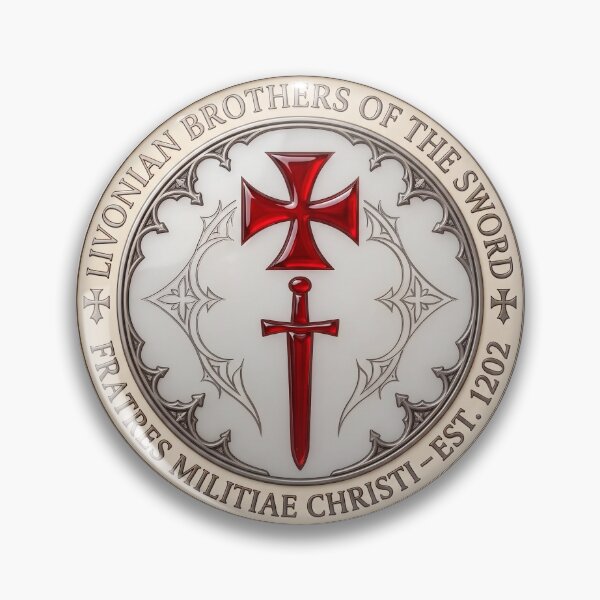 Item preview, Livonian Brothers of the Sword – Medieval Sword Cross Emblem (1202) designed and sold by ElNiro.