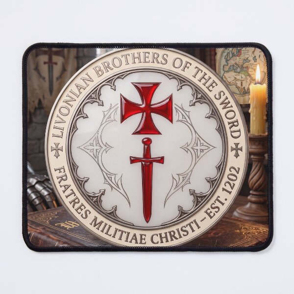 Item preview, Livonian Brothers of the Sword – Medieval Sword Cross Emblem (1202) designed and sold by ElNiro.