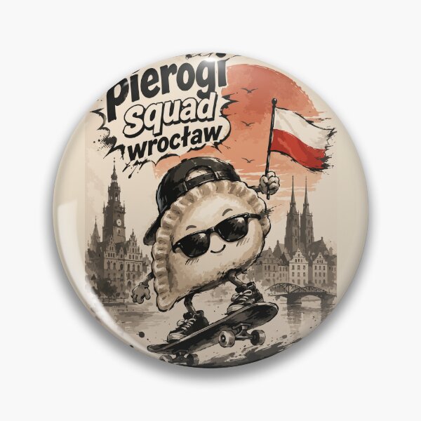 Item preview, Pierogi Squad Skateboard Wrocław Poland Sumie designed and sold by TomFrontierArt.
