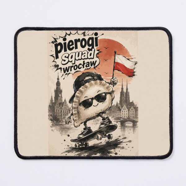 Item preview, Pierogi Squad Skateboard Wrocław Poland Sumie designed and sold by TomFrontierArt.