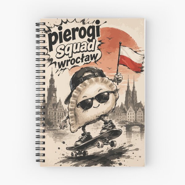 Item preview, Pierogi Squad Skateboard Wrocław Poland Sumie designed and sold by TomFrontierArt.