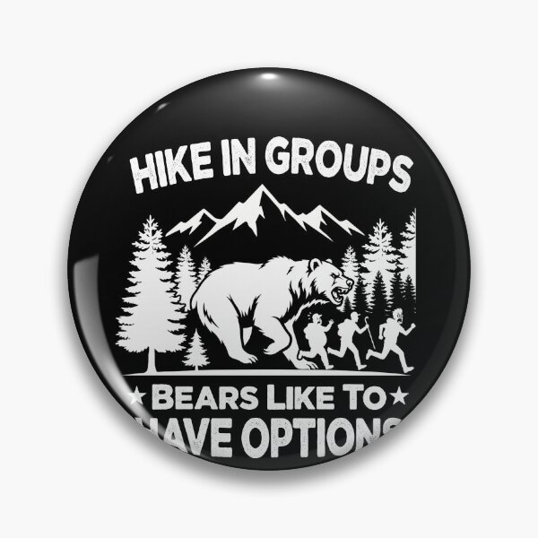 Item preview, Excursiones en grupo: opciones divertidas para osos, humor sobre senderismo designed and sold by Nadey.