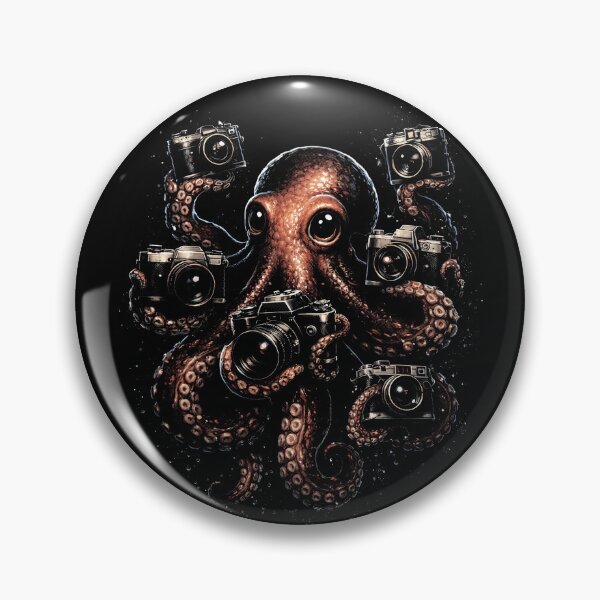 Item preview, octopus photographer design for creative souls designed and sold by rafaeltto.
