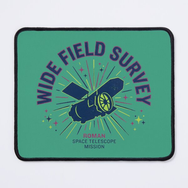 Item preview, Wide Field Survey Roman Space Telescope Mission Emblem Linocut Art designed and sold by KiwiRider.