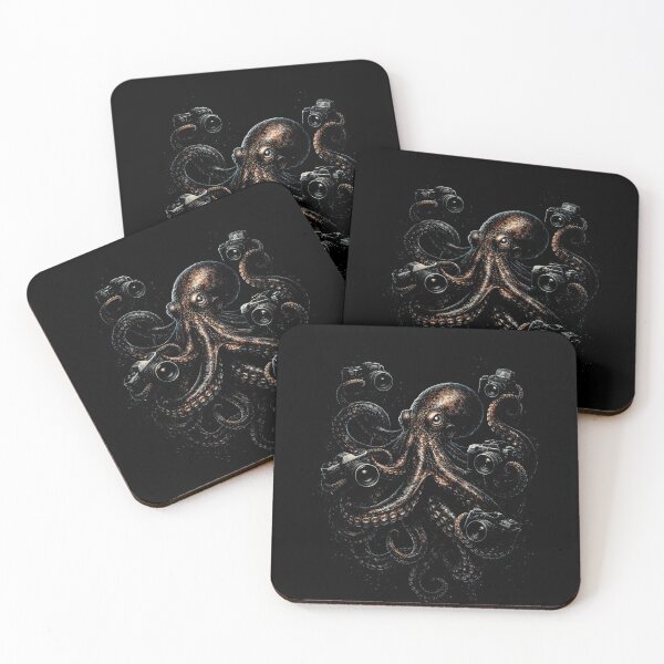 Item preview, Creative octopus with vintage cameras design designed and sold by rafaeltto.