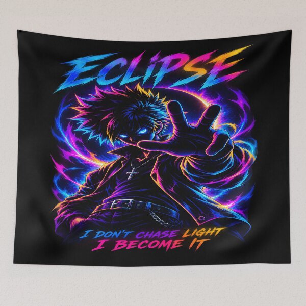 Item preview, Eclipse Neon  – I Don’t Chase Light -I Become It-Cyberpunk Aesthetic designed and sold by TTdesigns123.