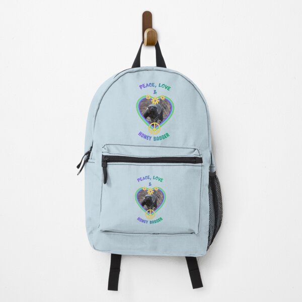 Item preview, Peace, Love & Honey Badger designed and sold by Nightshade Pixie Creations.