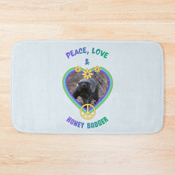 Item preview, Peace, Love & Honey Badger designed and sold by Nightshade Pixie Creations.