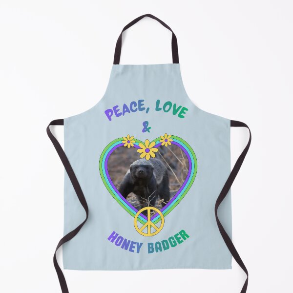 Item preview, Peace, Love & Honey Badger designed and sold by Nightshade Pixie Creations.