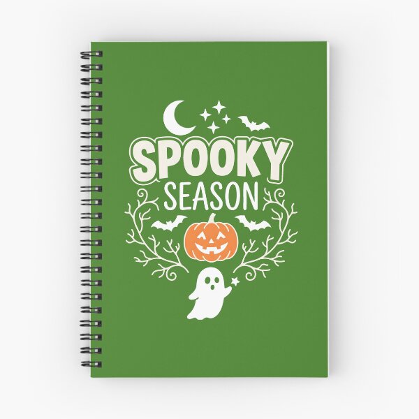Item preview, A cute little ghost and a pumpkin. Capturing the atmosphere of autumn and the spooky Halloween season. designed and sold by MyHappyArtShop.