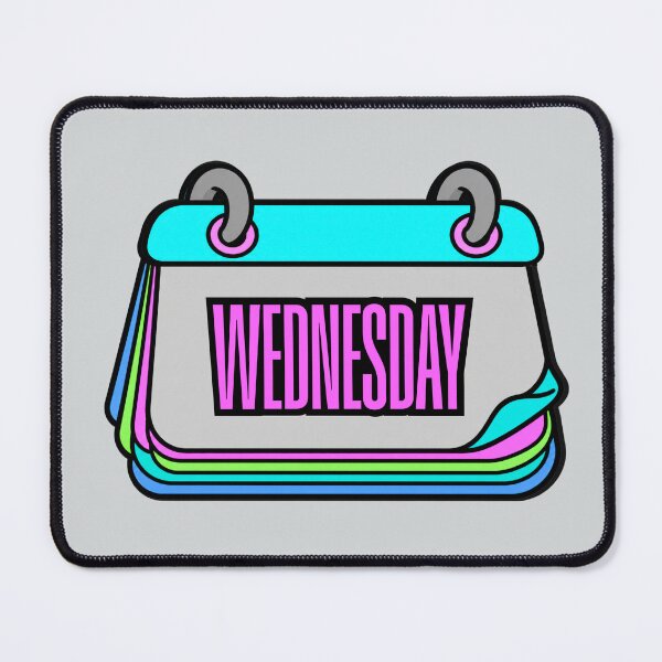 Item preview, Wednesday Calendar Page – Colorful Cartoon Graphic T-Shirt designed and sold by Aimetoi.