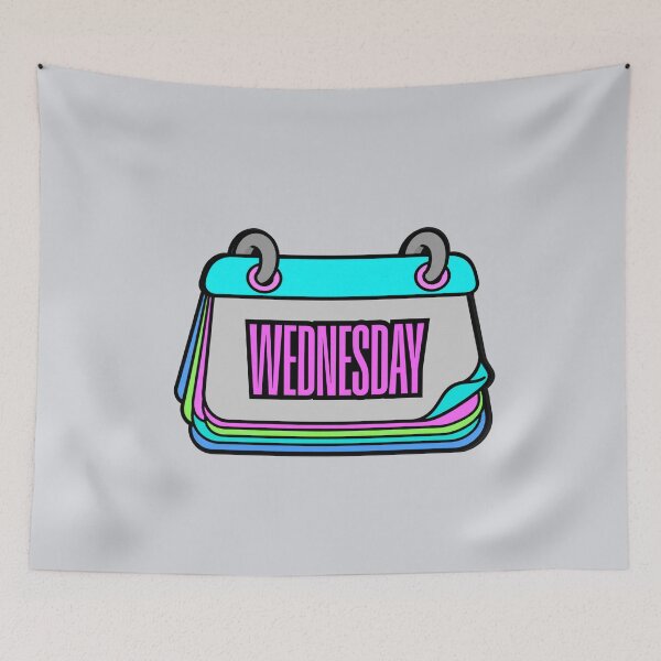Item preview, Wednesday Calendar Page – Colorful Cartoon Graphic T-Shirt designed and sold by Aimetoi.