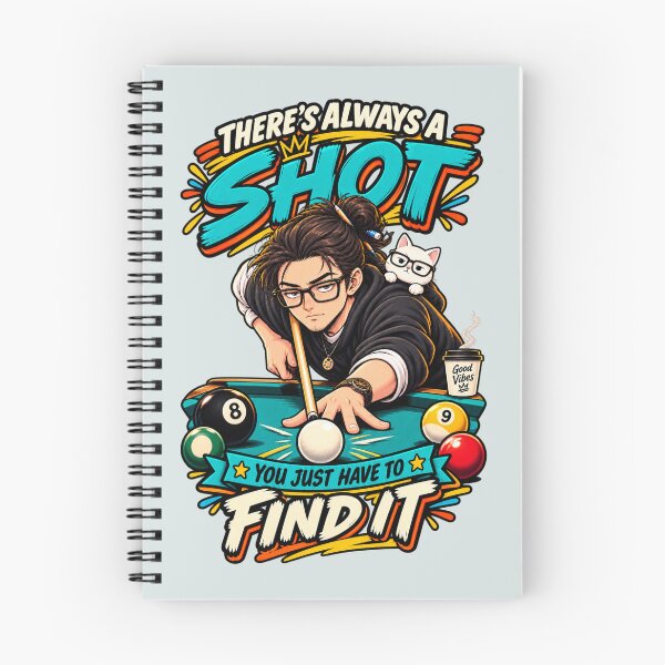 Item preview, There's Always a Shot Funny Pool Billiards Motivation designed and sold by waikibi ⭐⭐⭐⭐⭐.