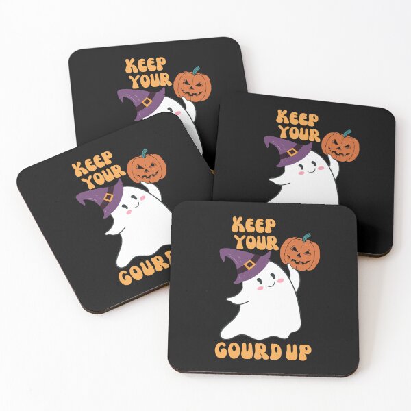 Item preview, Keep Your Gourd Up Happy Ghost With Pumpkin designed and sold by glowvim.