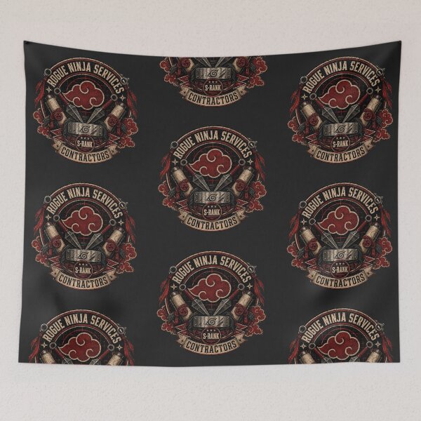 Item preview, Rogue Ninja Services S-Rank Contractor Vintage Emblem designed and sold by KakangMudi.