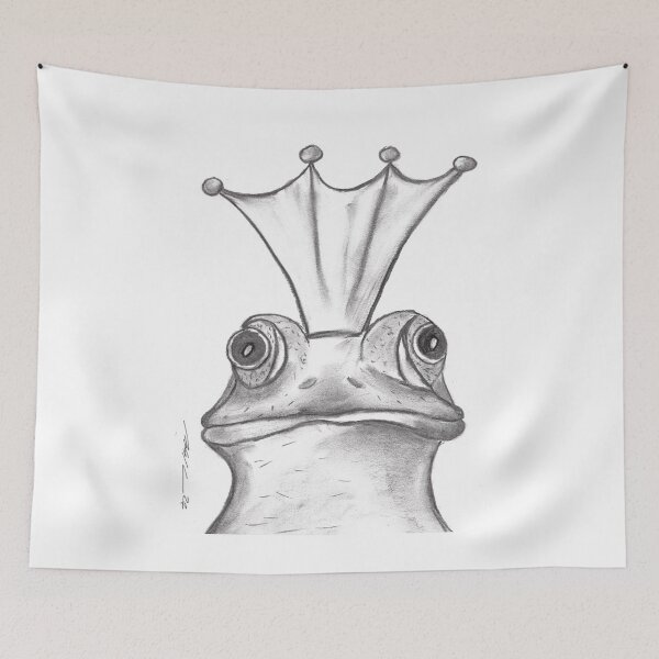 Item preview, The Frog Prince, Charcoal designed and sold by Anke‘s Bazaar.