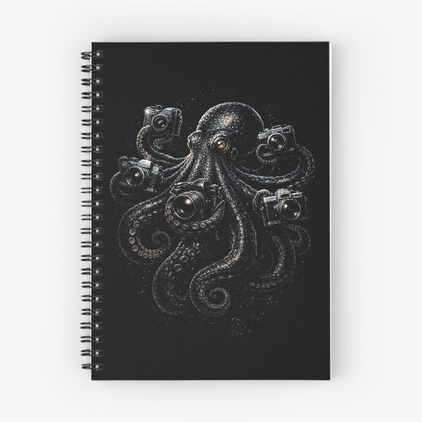 Item preview, Creative octopus photographer with cameras design designed and sold by rafaeltto.