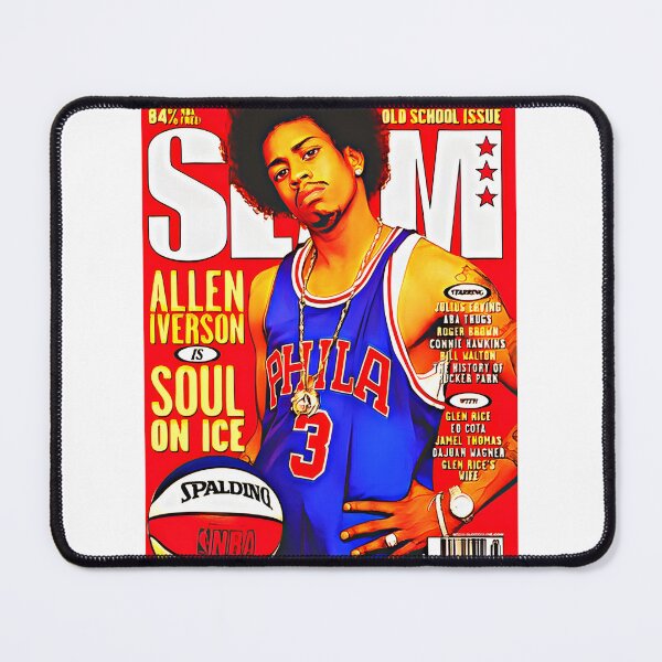 Item preview, Iverson Slam Dunk Cover Art - Basketball Legend Graphic | ⭐⭐⭐⭐⭐ designed and sold by Alurio.