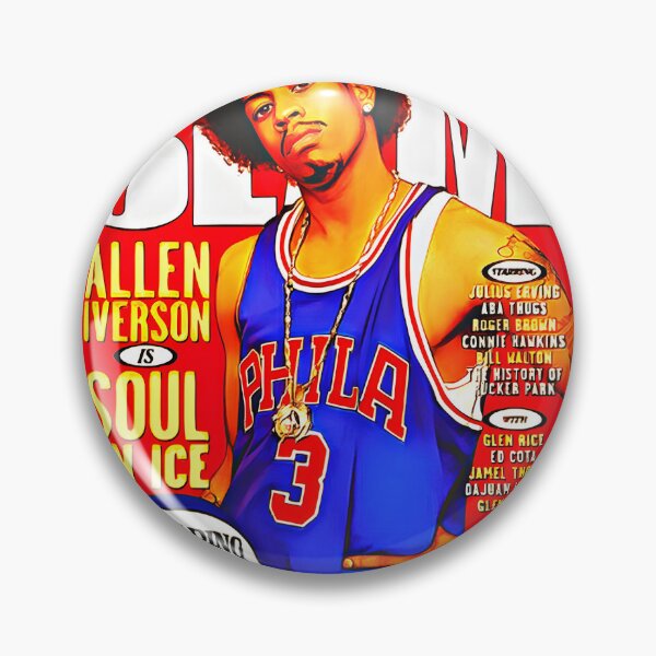 Artikelvorschau, Cover-Artwork zu „Iverson Slam Dunk“ – Grafik einer Basketballlegende | ⭐⭐⭐⭐⭐ entworfen und verkauft von Alurio.