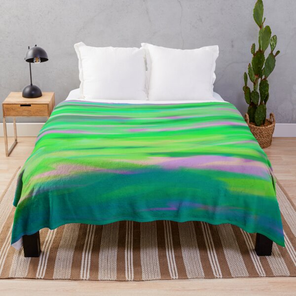Item preview, Abstract Neon Waves - Pink & Green designed and sold by ionotan.
