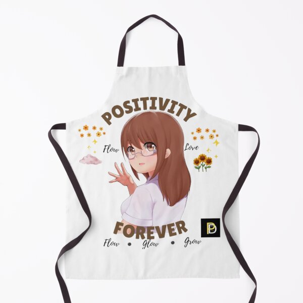 Item preview, Positivity Forever - Anime Girl Self Care Motivational Quote designed and sold by SMinimalist613.