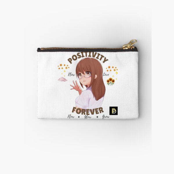 Item preview, Positivity Forever - Anime Girl Self Care Motivational Quote designed and sold by SMinimalist613.