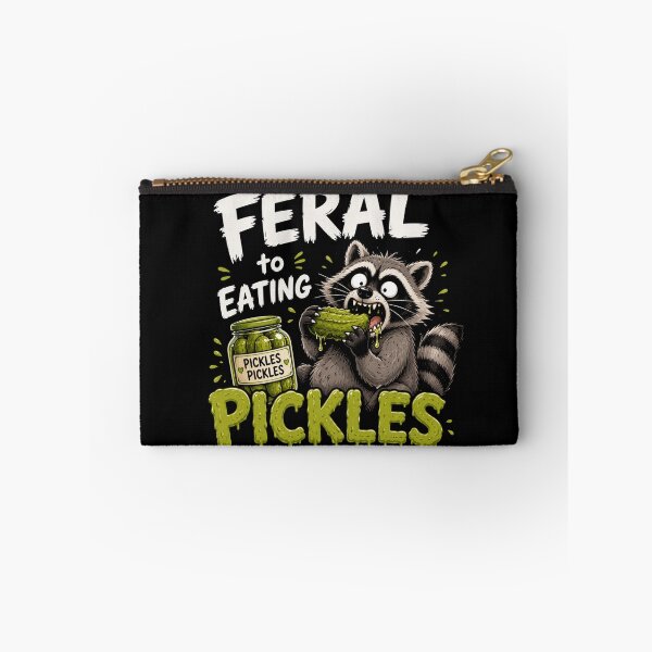Item preview, Raccoon Eating Pickles Pickle designed and sold by TheEndDesign.