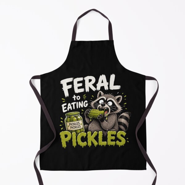 Item preview, Raccoon Eating Pickles Pickle designed and sold by TheEndDesign.