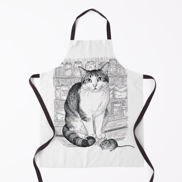 Item preview, Gatto e topo nella dispensa — illustrazione a china designed and sold by Rudycen.