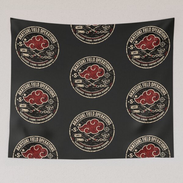 Item preview, Akatsuki Field Operations Vintage Shinobi Military Emblem designed and sold by KakangMudi.