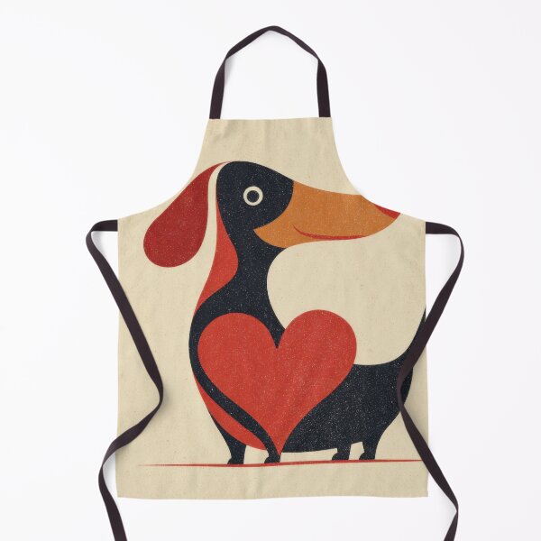 Item preview, Heart-shaped cute dachshund designed and sold by anytka.