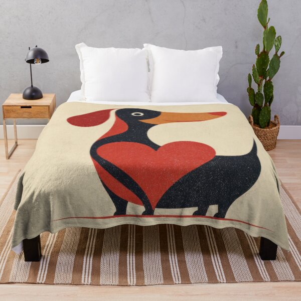 Item preview, Heart-shaped cute dachshund designed and sold by anytka.