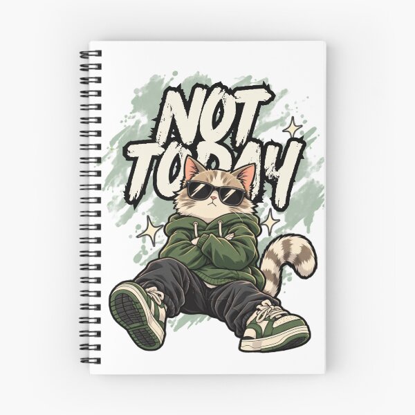 Item preview, unny Not Today Chill Cat designed and sold by WelLarsDigitals.