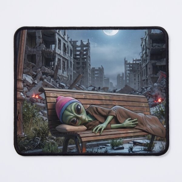 Item preview, Homeless Among the Ruins designed and sold by IdaJeanCrowley.