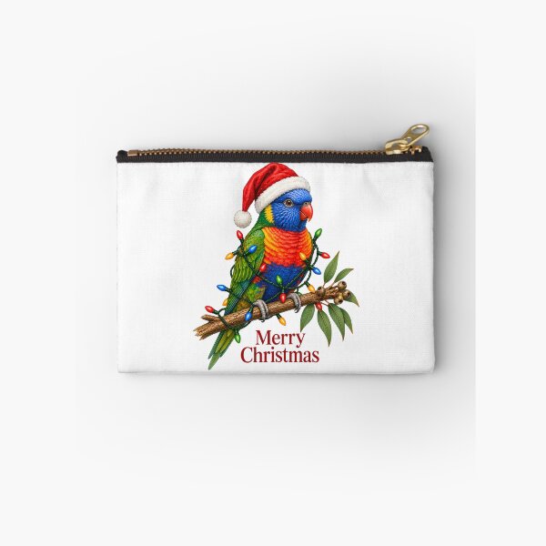 Item preview, Rainbow Lorikeet Christmas – Merry Christmas Australian Parrot with Lights designed and sold by SVALANART.