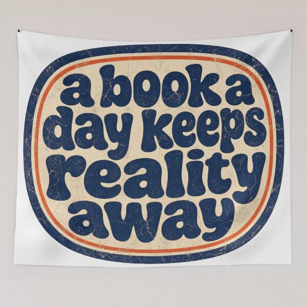 Item preview, A Book A Day Keeps Reality Away designed and sold by Vision Crafted.