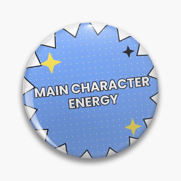 Item preview, Main Character Energy Sticker designed and sold by Utibe123.