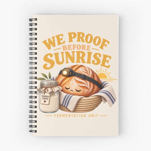 Item preview, Sourdough Before Sunrise Bread Baking Fermentation Humor designed and sold by PunchDrop.