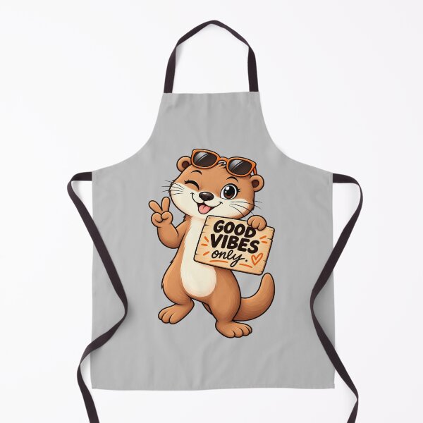 Item preview, Funny Otter Meme Collection - Good Vibes Only Otter Meme - Cute Cartoon Otter - Positive Animal Humor designed and sold by MiraLumeStudio.