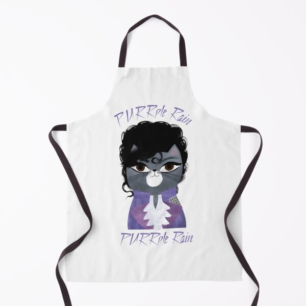 Item preview, Purrfectly Purple Cat Art - Retro Music Inspired Feline Gift | Limited Edition designed and sold by BoutiqueMasque.