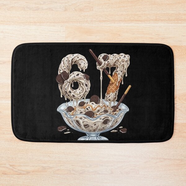 Item preview, 67 Cookies and Cream Ice Cream Dripping Number Dessert Sundae Bowl | 67 Meme | Trending designed and sold by TeenLake.