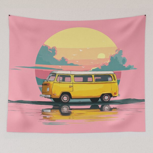 Item preview, Classic van by the sunset designed and sold by anytka.