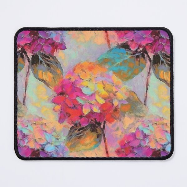 Item preview, Colorful Hydrangea Flowers Painting in Pastel Tones designed and sold by DuckyRubin.