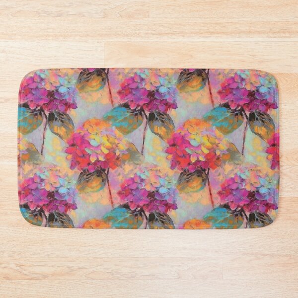 Item preview, Colorful Hydrangea Flowers Painting in Pastel Tones designed and sold by DuckyRubin.
