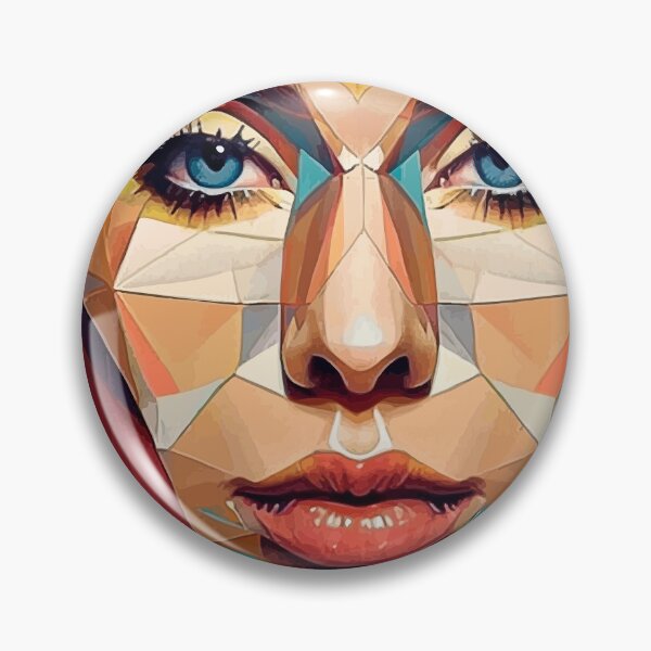 Item preview, Lady Gaga - Geometric Pop Art Colorful Portrait designed and sold by DGMaxShop.