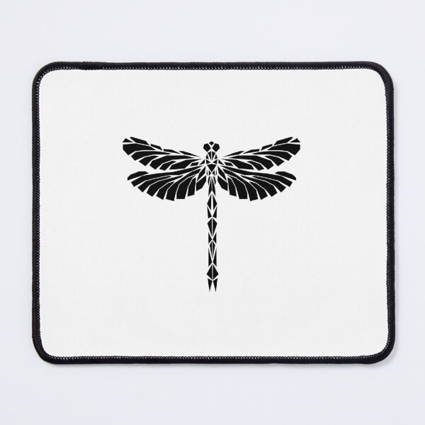 Item preview, Black Geometric Dragonfly designed and sold by Espyr.Art.