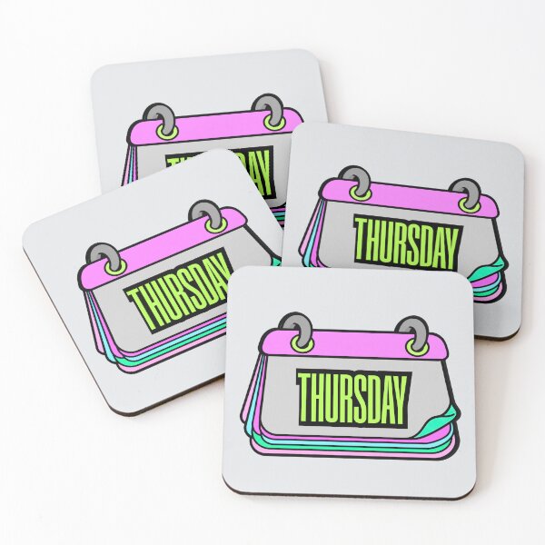 Item preview, Thursday Calendar Page – Colorful Cartoon Graphic T-Shirt designed and sold by Aimetoi.